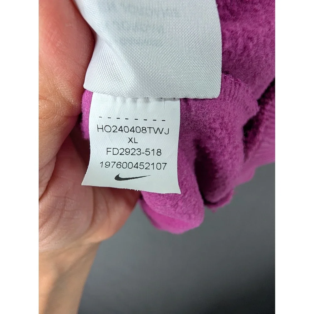 Nike Sportswear Phoenix Fleece Crewneck Sweatshirt FD2923-518 Magenta XL